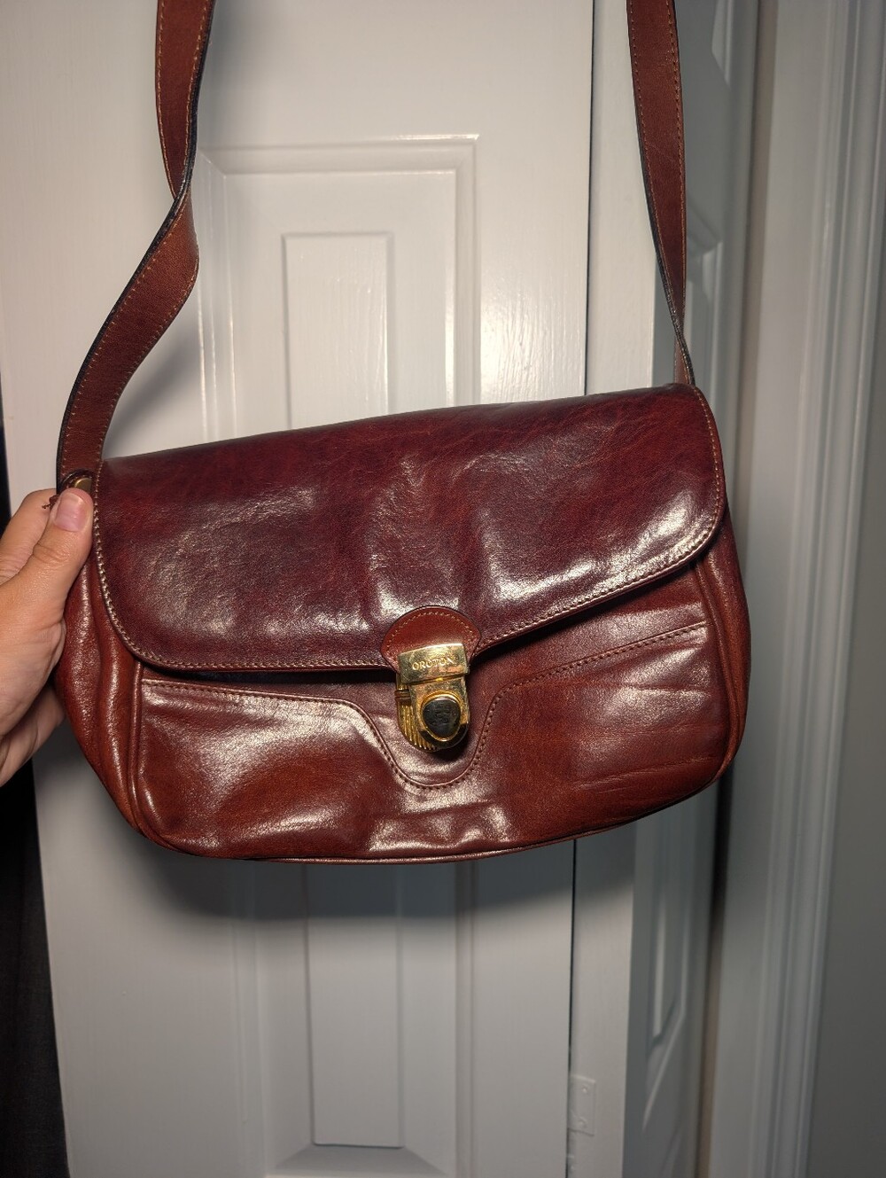 Oroton Leather Crossbody Purse